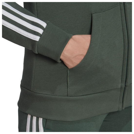 Adidas Γυναικεία ζακέτα Essentials Fleece 3-Stripes Full-Zip Hoodie